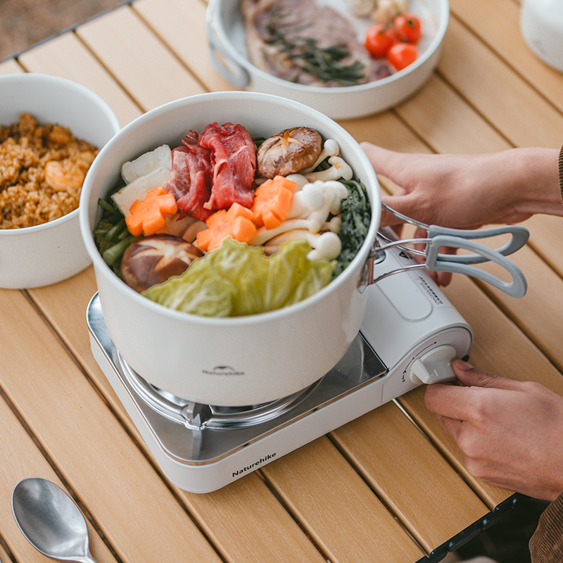 Naturehike kempingový kazetový vařič 892g - bílý